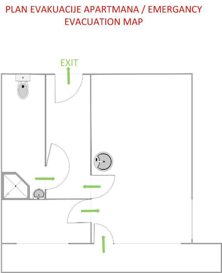 Studio Apartman Tirkiz Zagreb Buitenkant foto